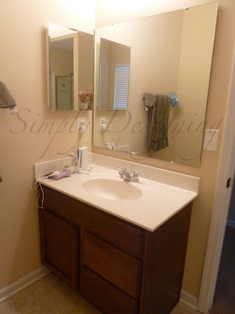 Bathroom Mirror Re-Vamp {Part 1} 14 Bathroom Mirror Before 01 | Bathroom Mirror Re-Vamp {Part 1} | 11 |