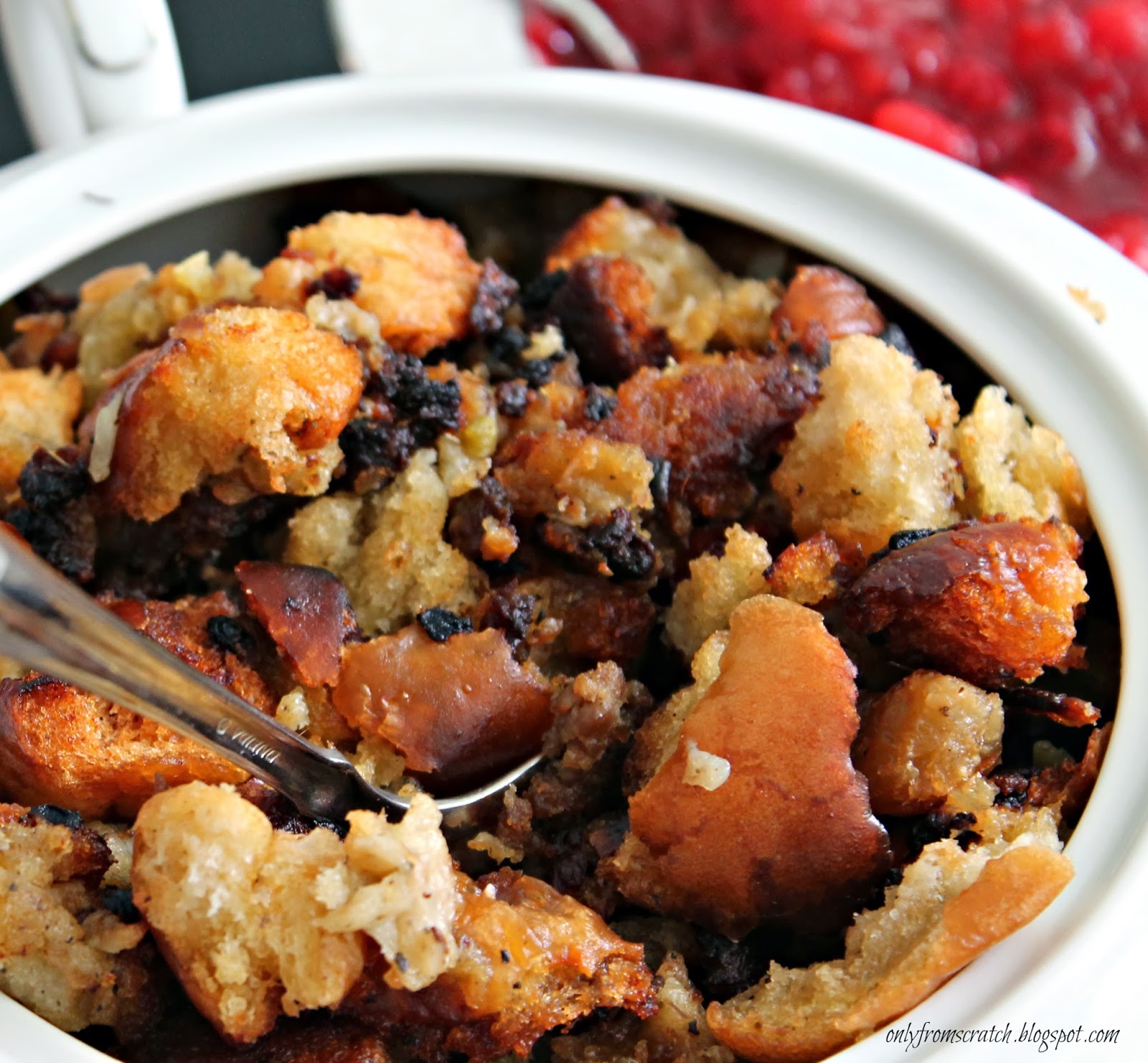 Only From Scratch Sausage Stuffing Recipe, the Best Stuffing You'll