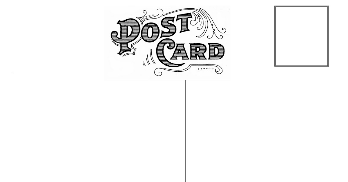 It's just an image of Dynamite Printable Postcard Templates It's just a picture of Dynamite Printable Postcard Templates