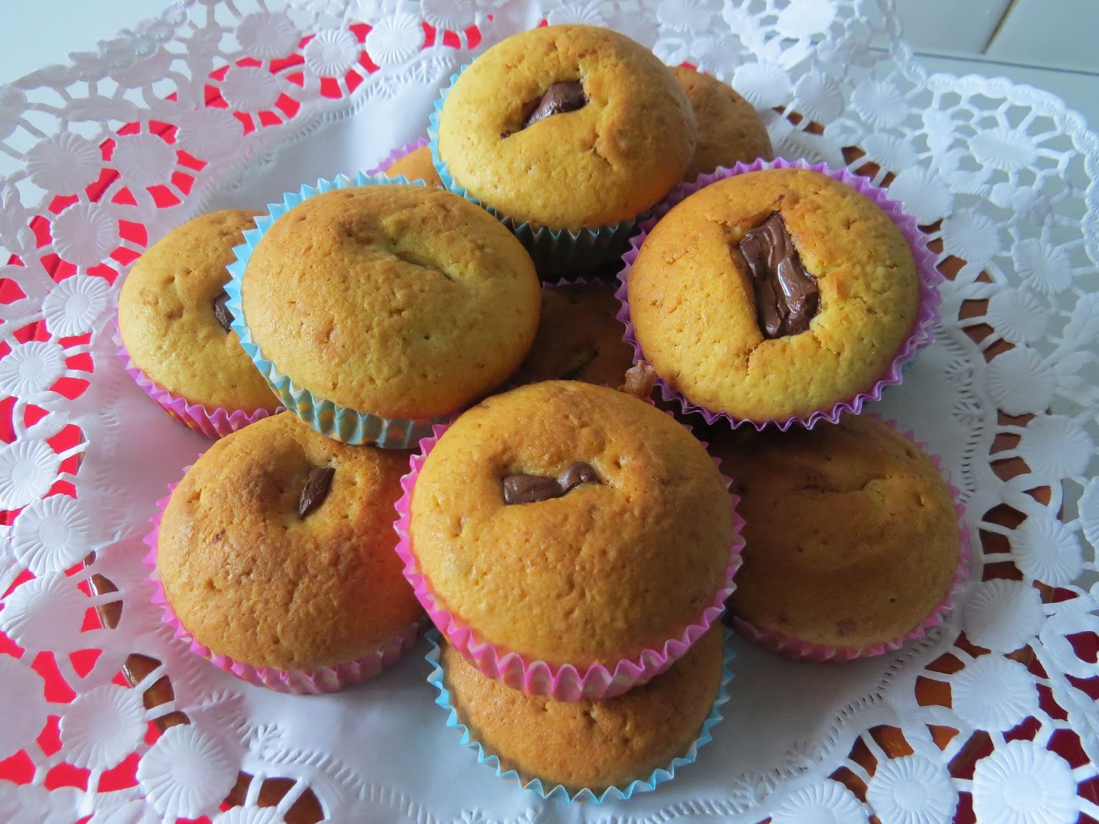 Muffins De Calabaza Con Chocolate
