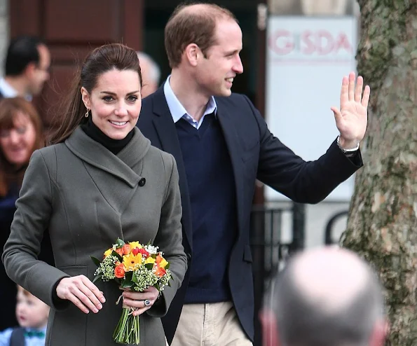 Catherine, Duchess of Cambridge and Prince William, Duke of Cambridge visit Caernarfon