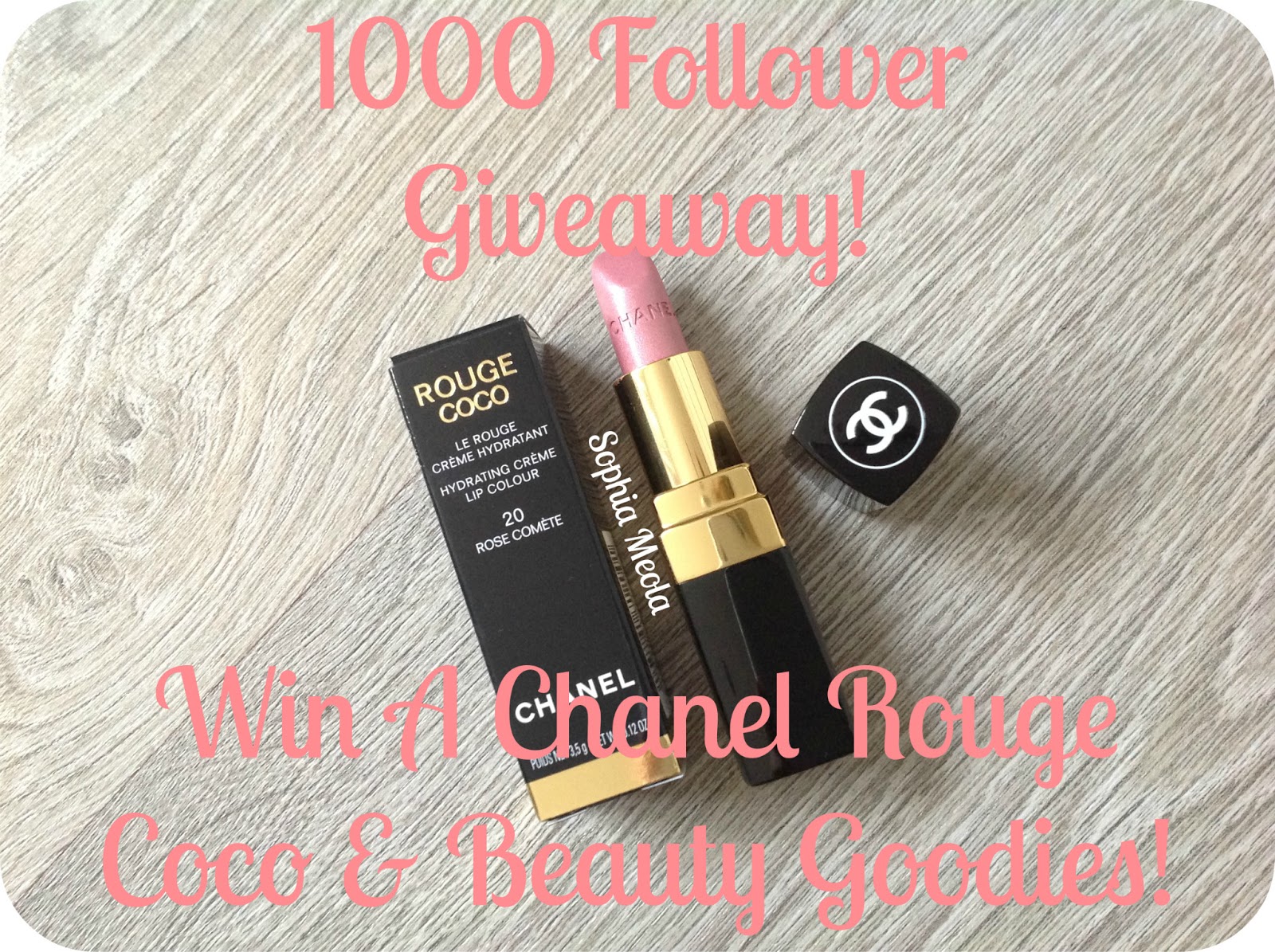 ❤ 1000 Follower Chanel & Beauty Goodie Giveaway ❤