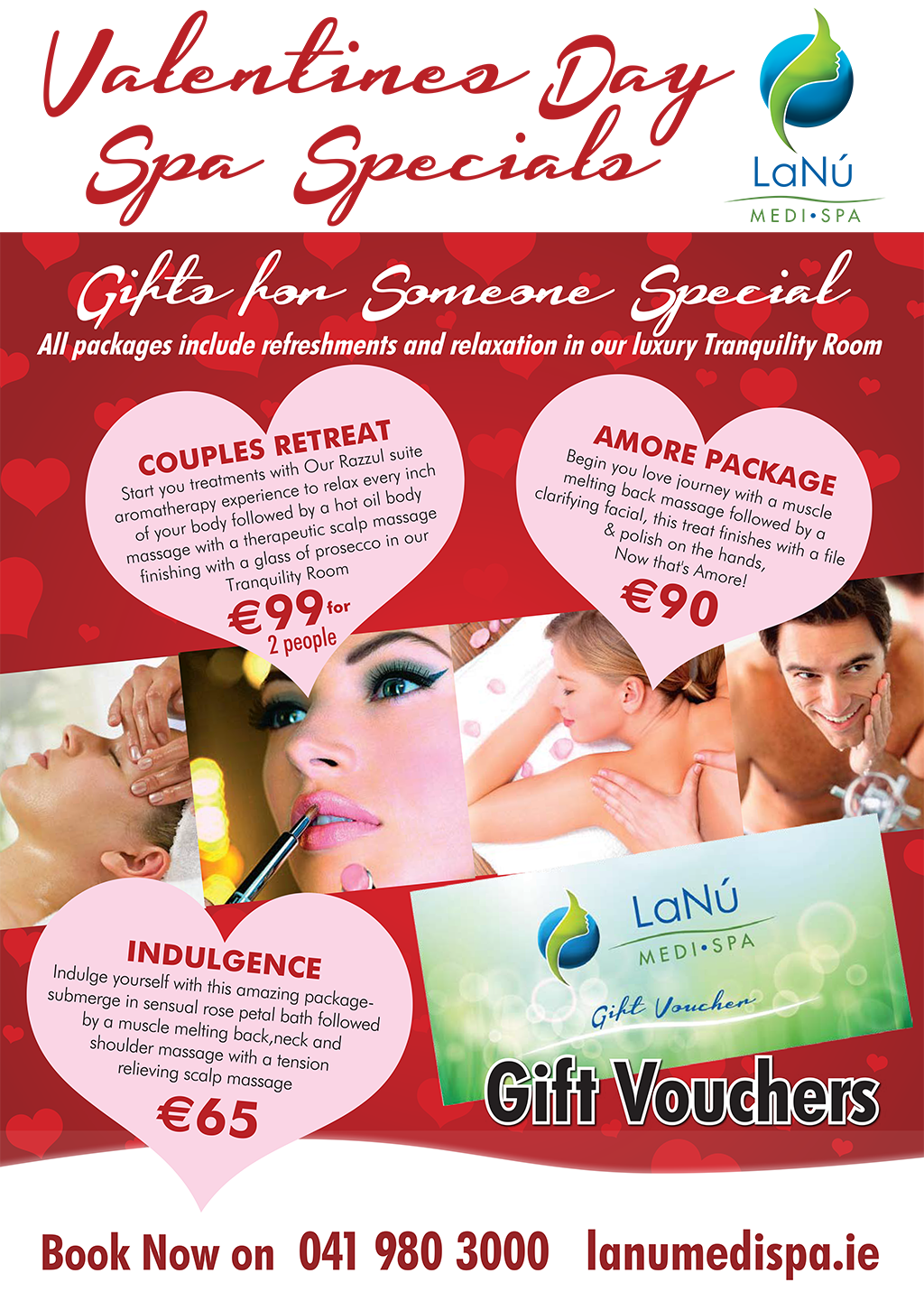 Valentines Day Spa Specials at LaNu Medi Spa Drogheda