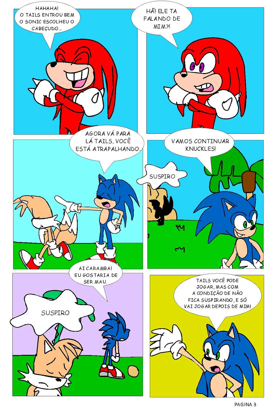 sonic é só de fazer pênaltis  Pagina+3