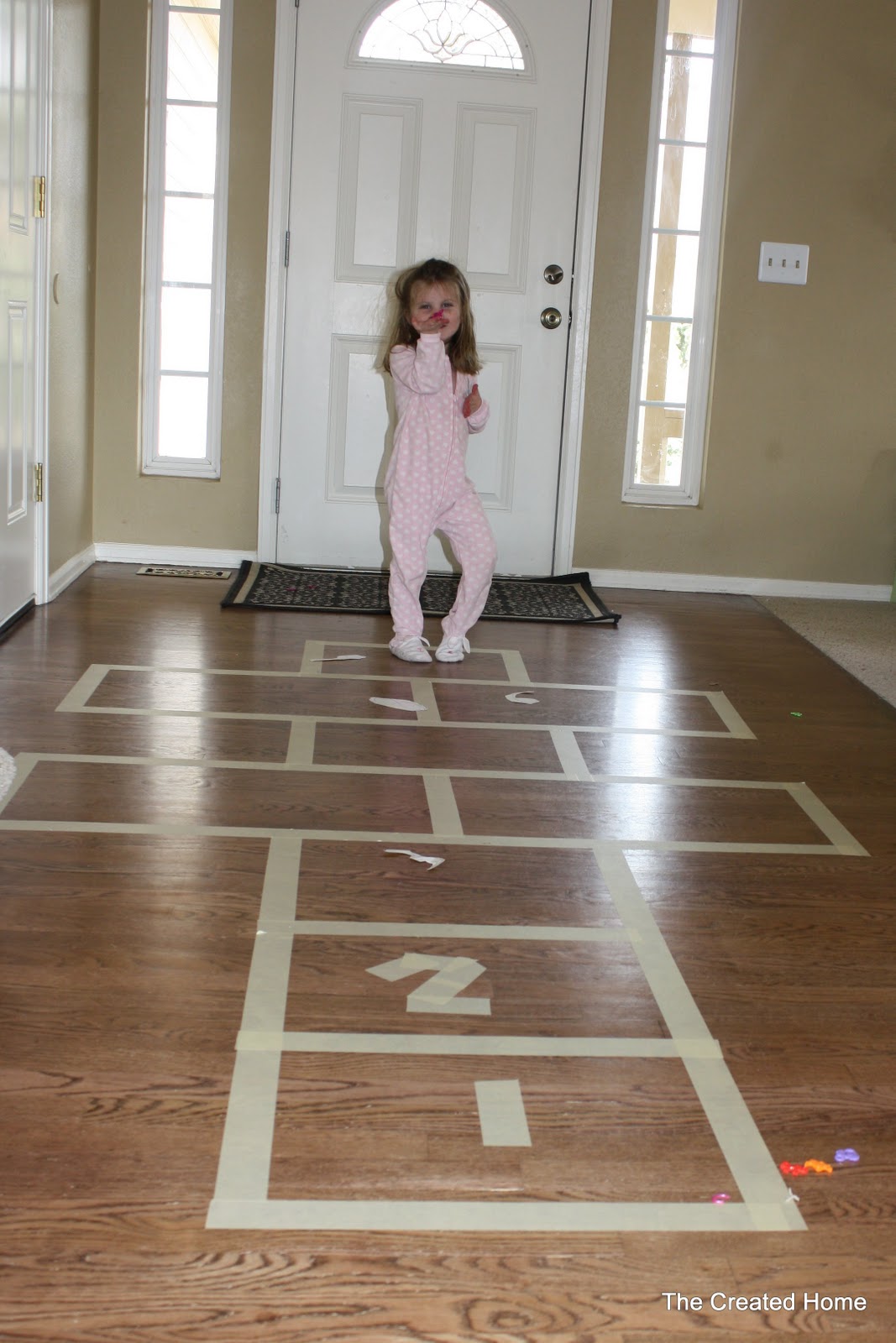 The Created Home Indoor Hopscotch