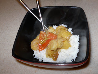 Thai Shrimp Curry with Rice