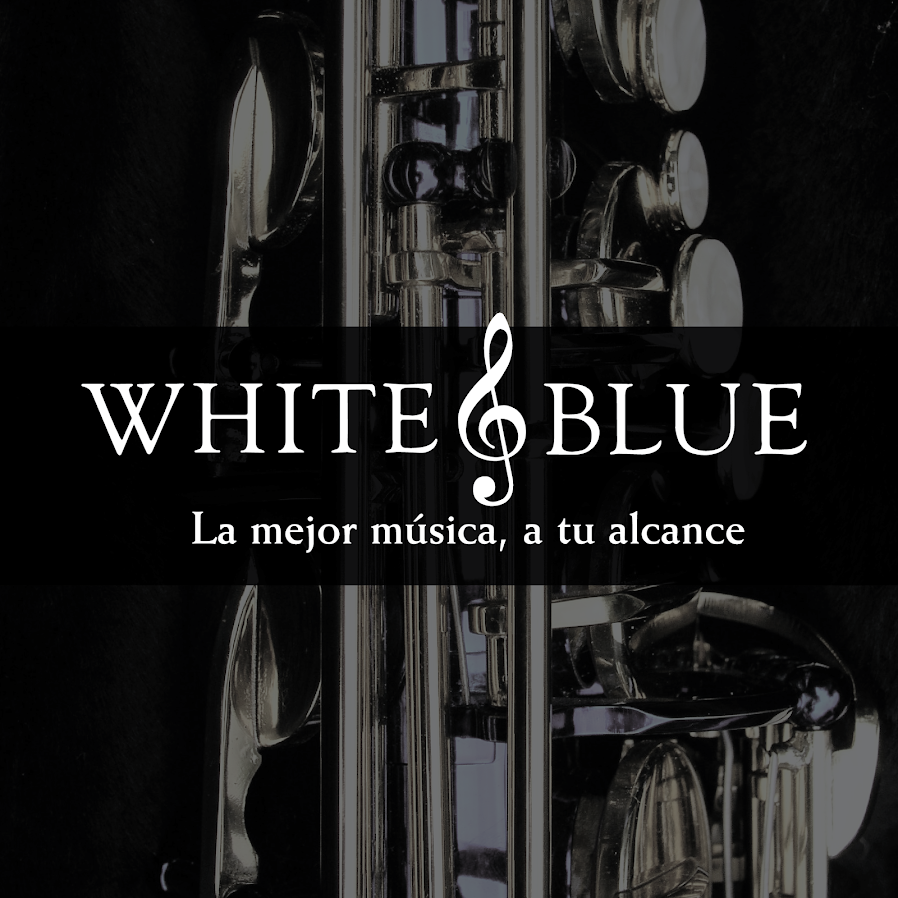 White and Blue