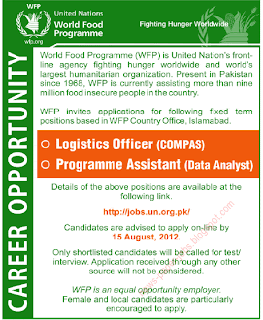 WFP vacancies