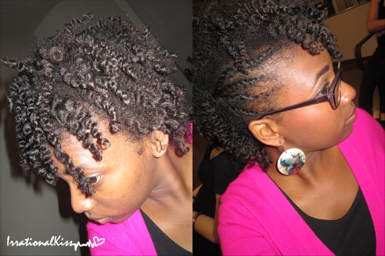 Irrationalkiss Protective Hairstyle Twist Out W Side Flat Twist