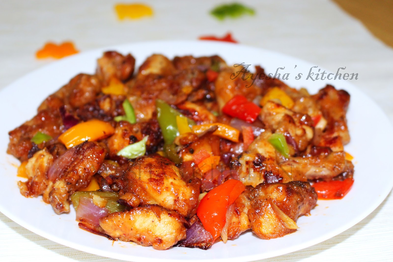 CHICKEN STIR FRY CHILLI CHICKEN
