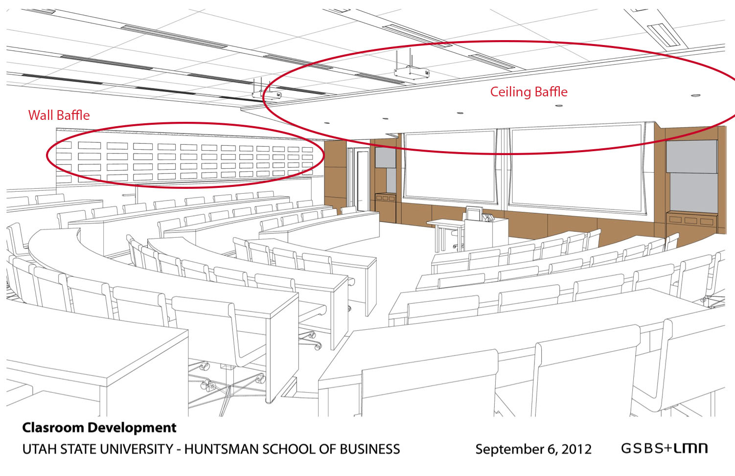 Jon M. Huntsman School of Business Sound Baffles