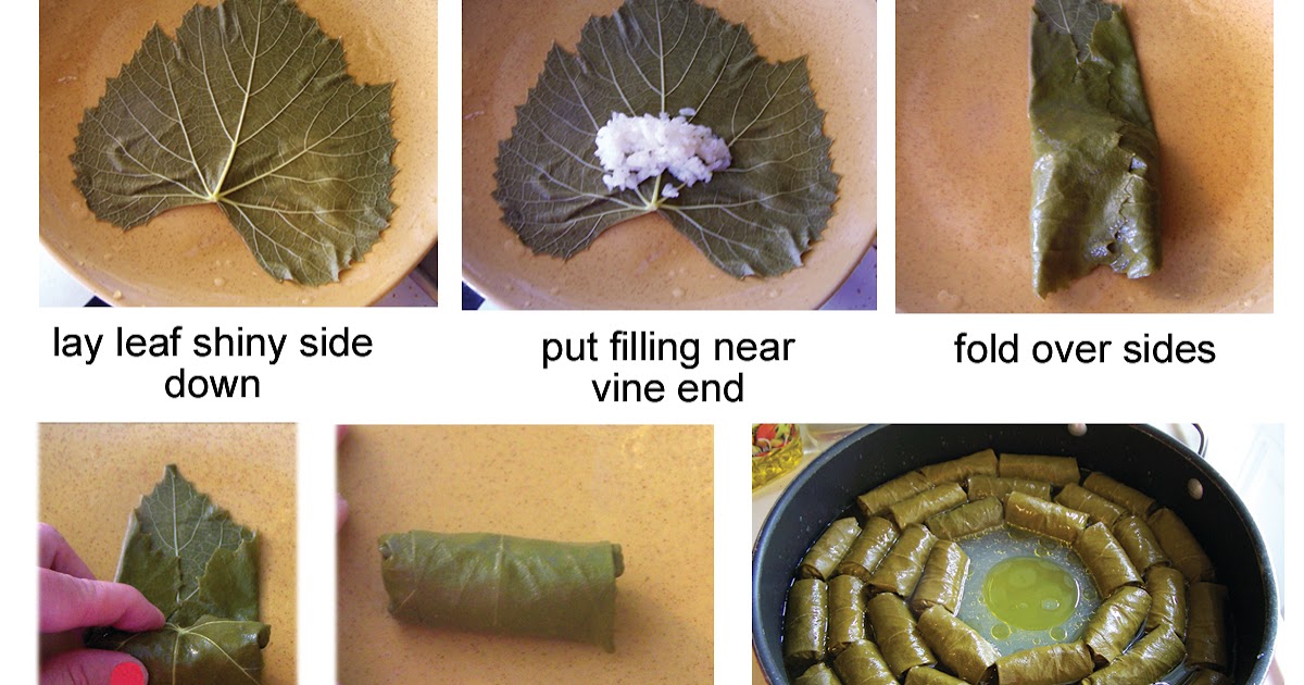 Cinders Says What's Cooking Dolmas (Stuffed Grape Leaves)