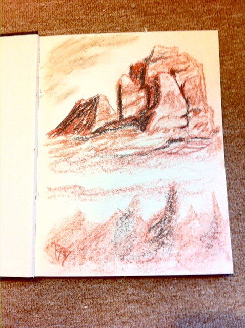 Painting demonstration & review of Liquitex Soft Bodied Acrylic paints.  Quick landscape sketch. 