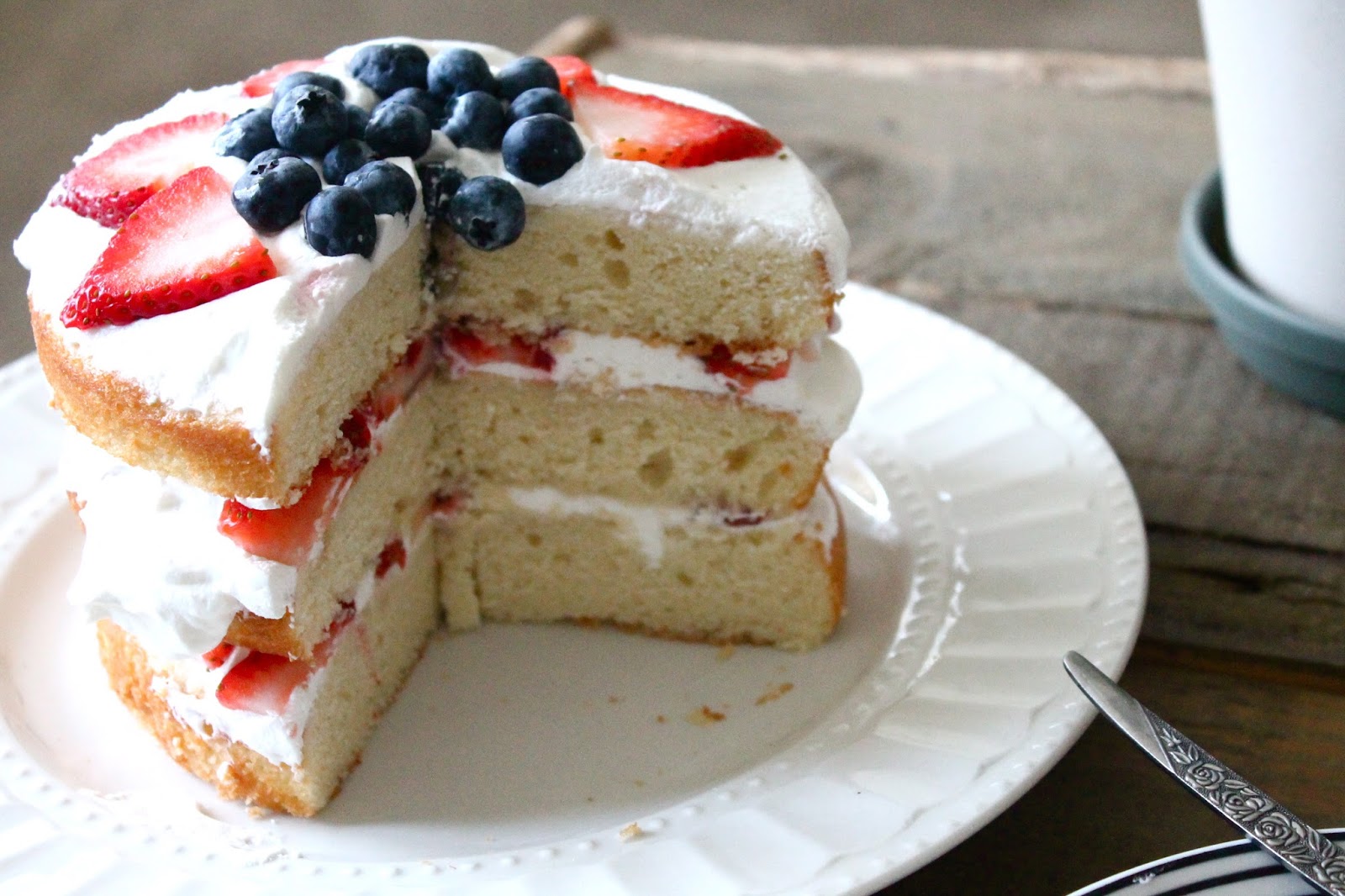 Vanilla Cake with Fresh Whipped Cream Confectionary Tales of a Bakeaholic