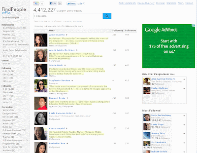 Google Plus and Dating