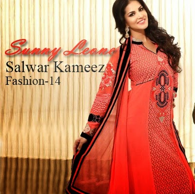 Sunny Leone in Pretty Salwar Kameez Dresses