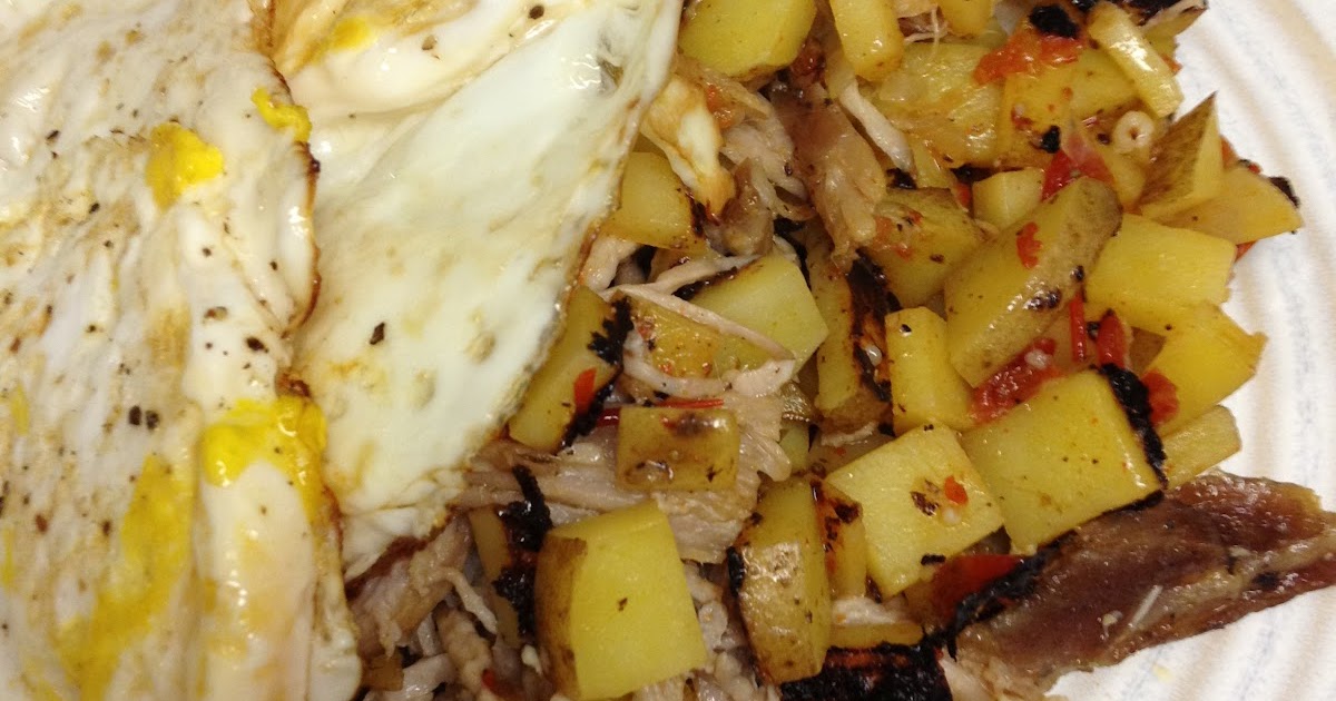 Little Italian Lady Pulled Pork Hash and Eggs