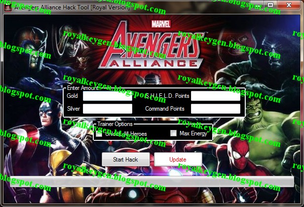Ultimate Marvel Avengers Alliance Hack Tool V5.4