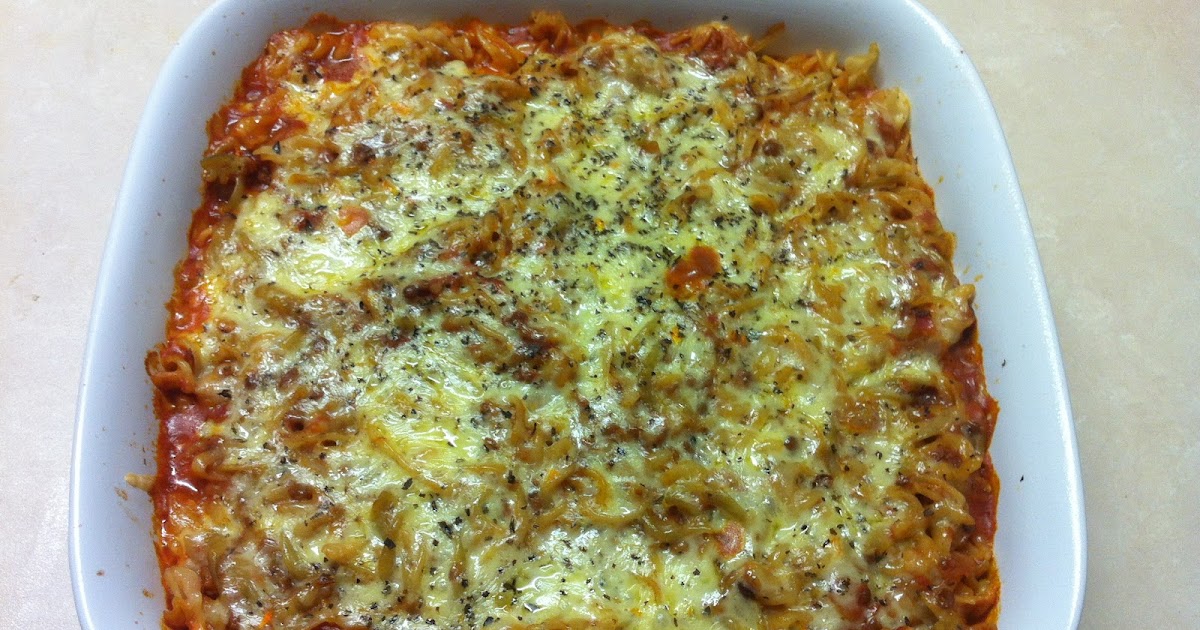 Thermomix Vegetarian style Tomato Lentil Pasta bake