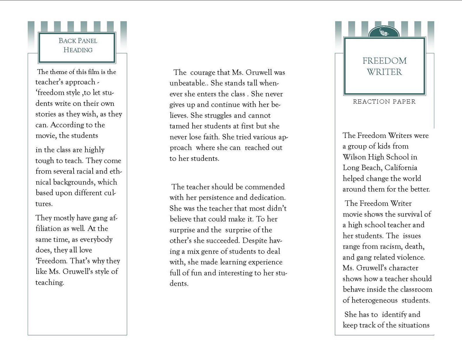 Freedom writers summary image