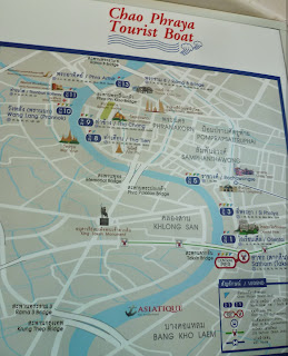 Chao Phraya Tourist Boat map