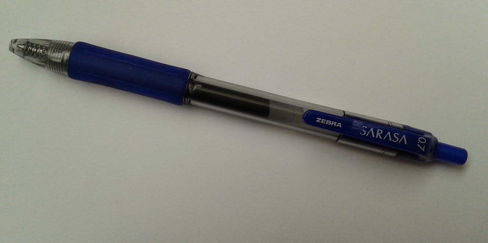 Pen Collection geekery Zebra Sarasa 0.7 Gel Ink Rollerball Review