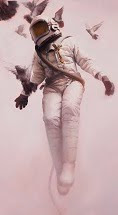 Astronautas, zombies y oleo - Jeremy Geddes.