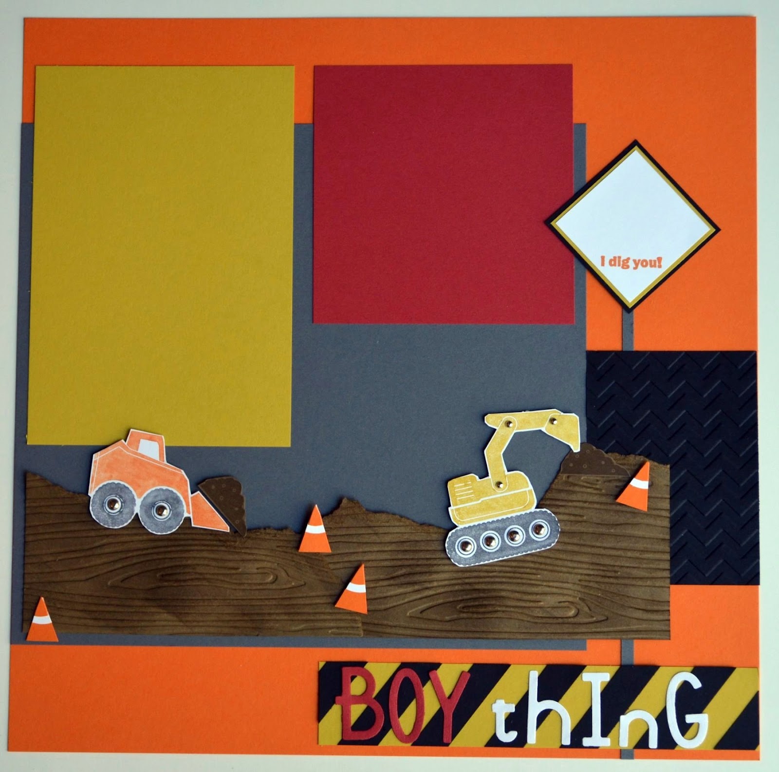 Paper, Pansies and Pachyderms August Scrapbook Club Pages 1 & 2