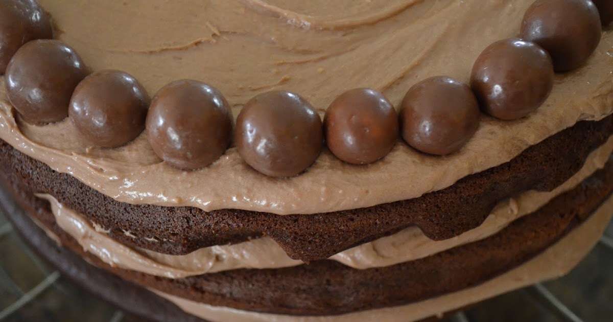 California Laurel Chocolate Malt Ball Cake