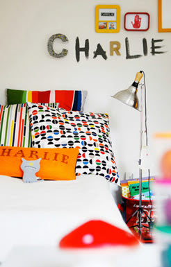 koradecora: Decorar habitaciones infantiles con letras