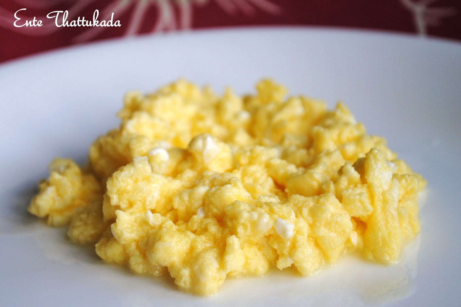 Ente Thattukada Scrambled Eggs With Cottage Cheese