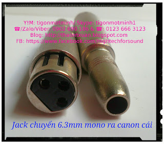 Jack chuyển 2.5, 3.5, 6.3 và dây cáp nối dài cho tai nghe, loa - 22