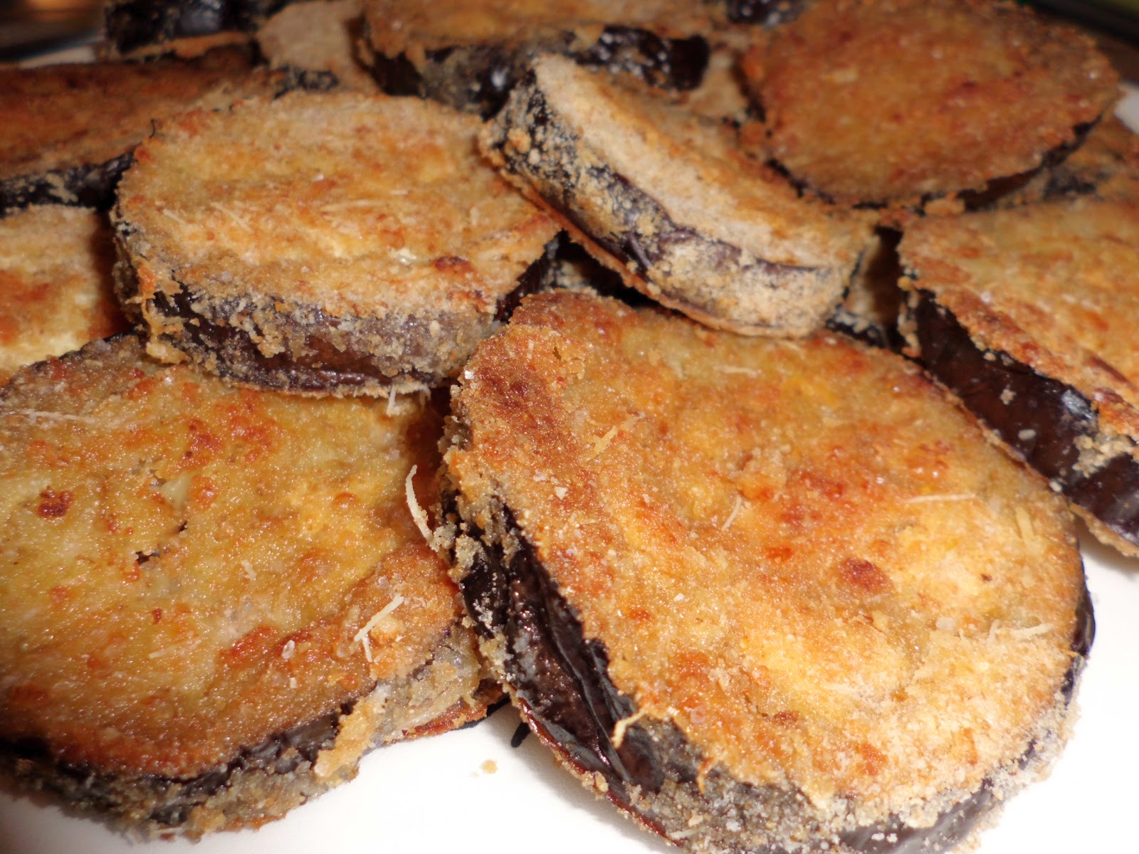 I dolci di Lory Melanzane impanate ma.... al forno!!!!!!