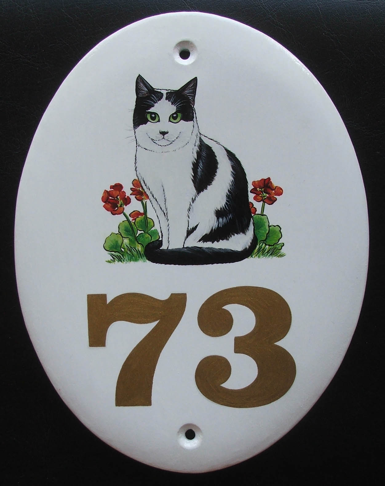 Hand Painted House Signs by Ceramic Art Hand Painted Ceramic House