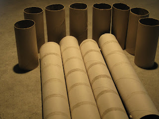 creating domestic bliss: Toilet paper art anyone?
