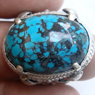 batu permata asli, pirus, batu turquoise, ceplok kuro, pirus porselen biru