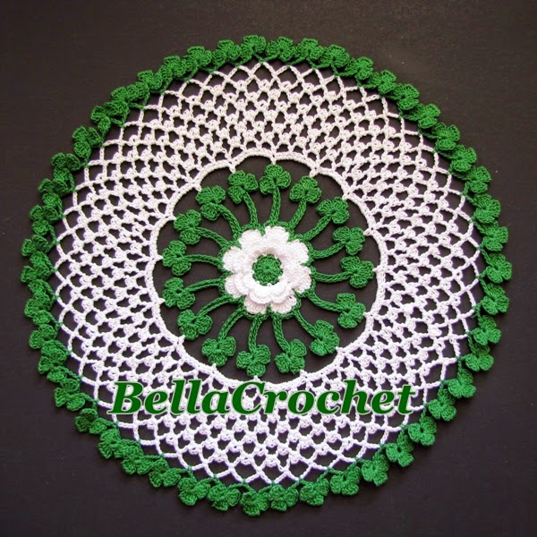BellaCrochet: Irish Blessings Doily: A Free Crochet ...