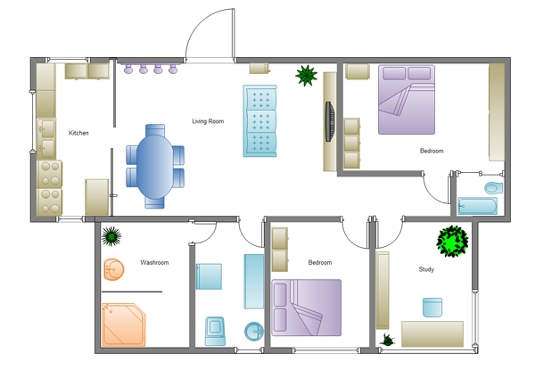 Making Simple House Plan Interesting and Efficient picture