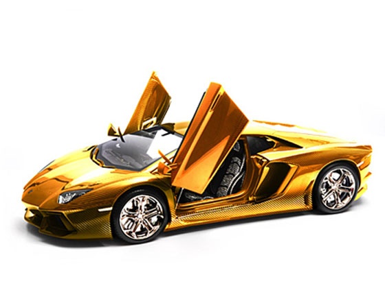 gold supercar