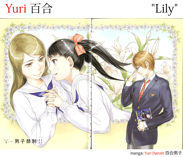 Yuri Meaning in Japanese 百合 Japanese with Anime