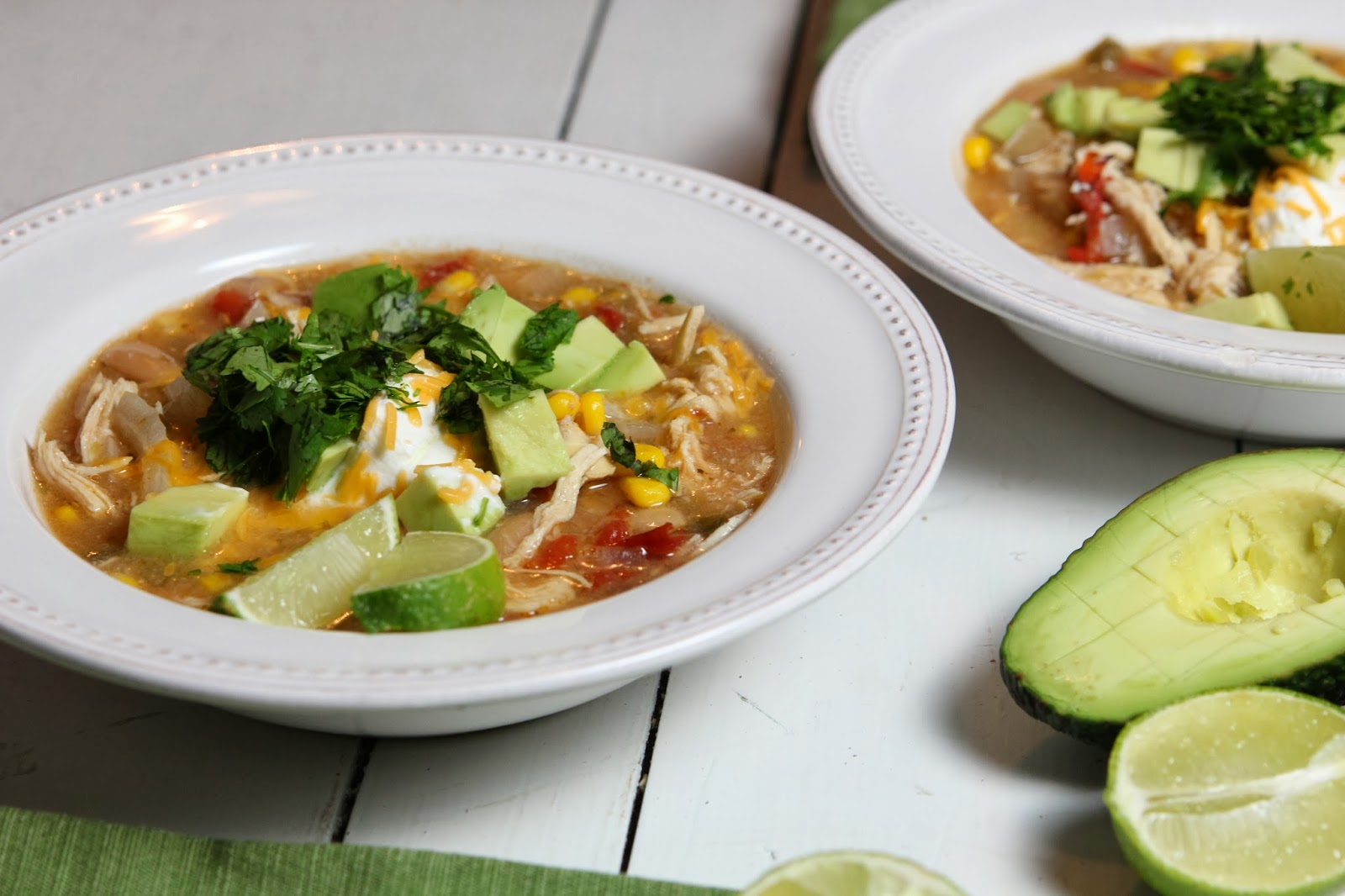 carmen's kitch Slow Cooker White Bean Chicken Chili