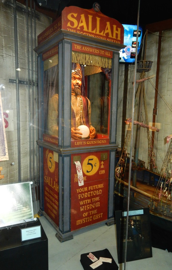 Hollywood Movie Costumes and Props Fortune Teller Booth prop from