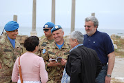 Il Dott. Emiliano in visita la Corazzata "Pinerolo", in Libano