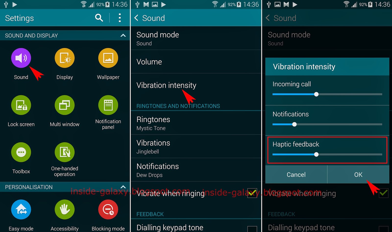 Inside Galaxy Samsung Galaxy S5 How to Fix Haptic Feedback Not