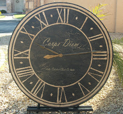 36" Carpe Diem Clock-(Sold)