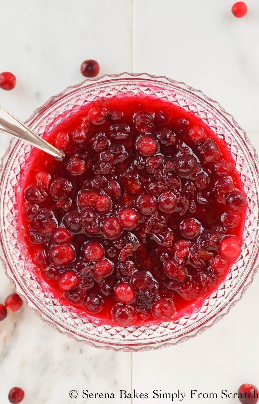 Cranberry Orange Sauce | Serena Bakes Simply From Scratch