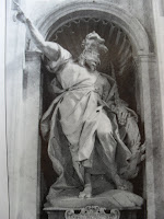 Profeta Elias, na Basílica de S. Pedro no Vaticano.