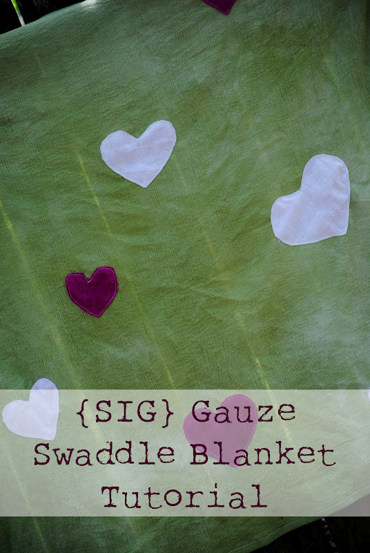 SIGnature Creations Gauze Swaddle Blanket Tutorial