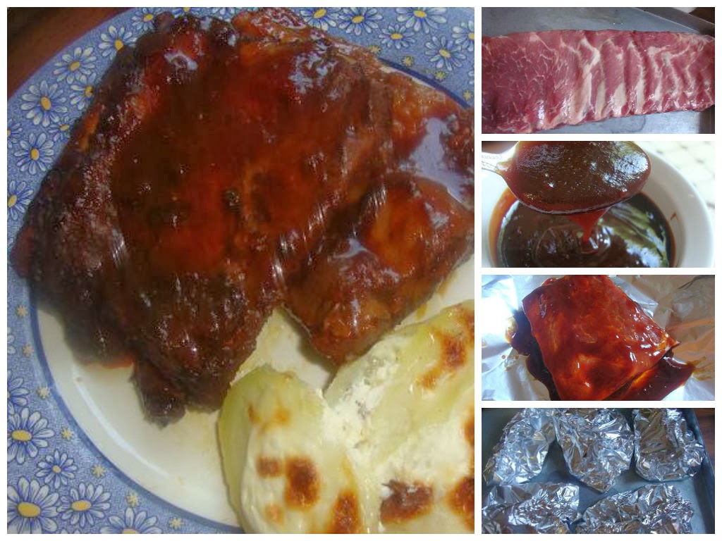 Costillitas A La Barbecue Con Salsa Carolina Honey's
