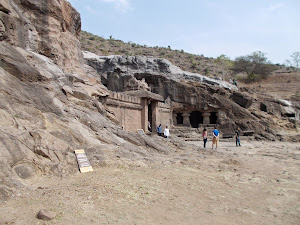 Entrance to "Jain Cave Temples" of Ellora.